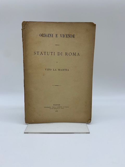 Origini e vicende degli Statuti di Roma